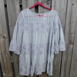 NWT Entro Light Gray M Tunic